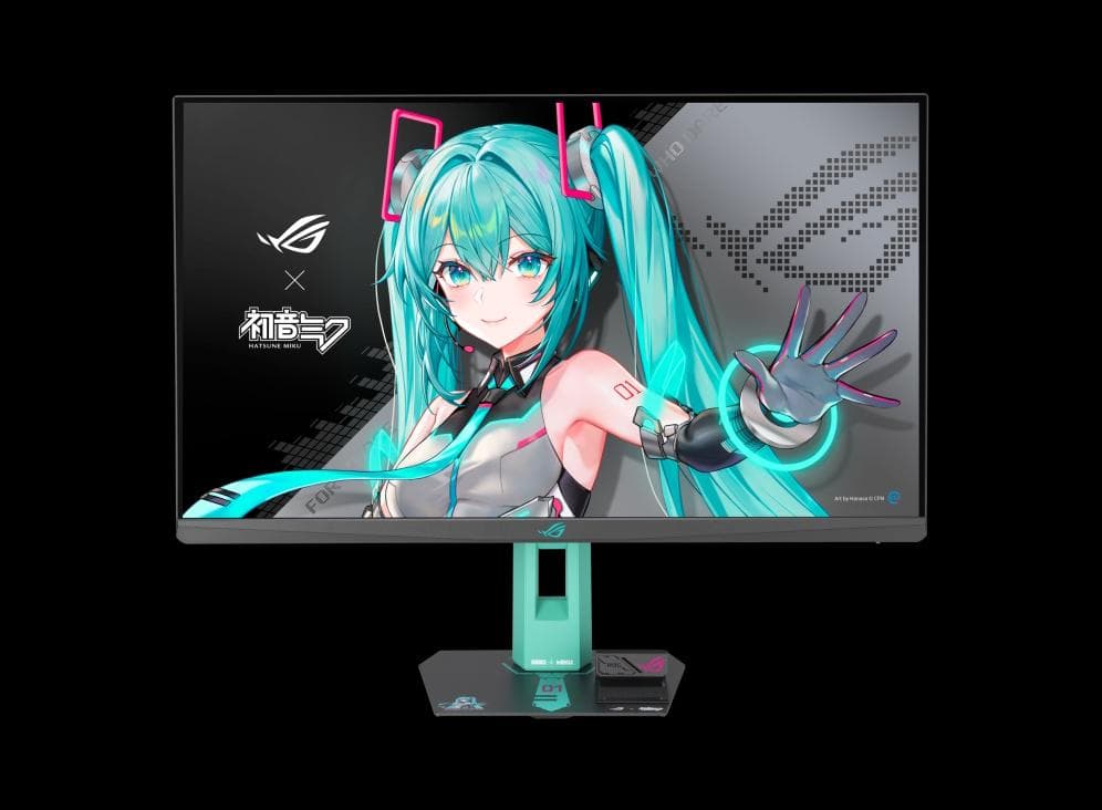 新品　 ASUS ROG Strix XG27ACMEG-G 初音ミク　モニター