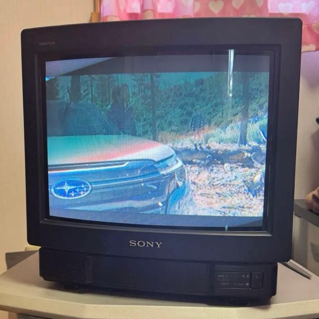 【地上波動作確認済み】SONYトリニトロンブラウン管テレビ