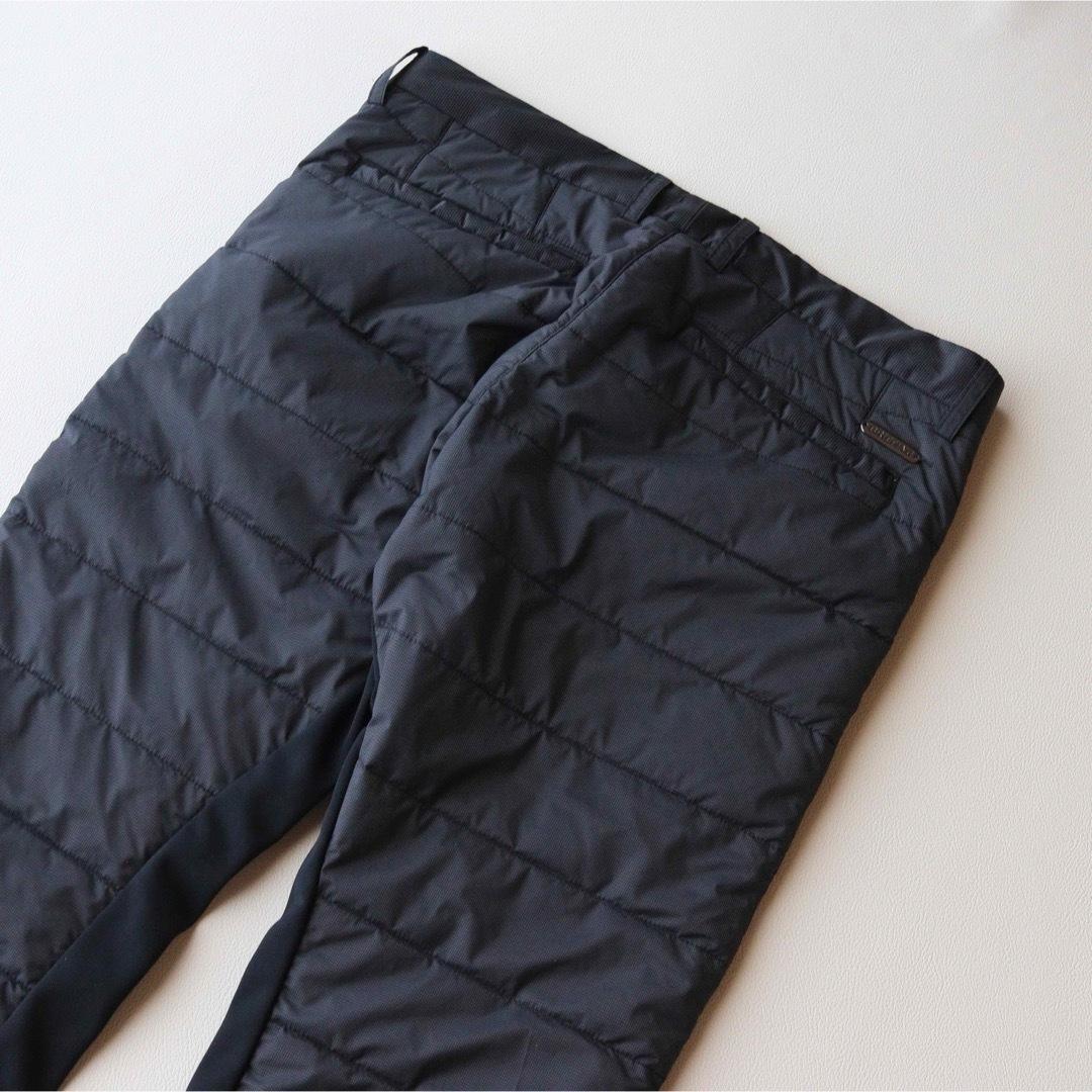 5391【極美品】ブリーフィング　中綿ロングパンツ 極暖 防風 防寒 ブラック