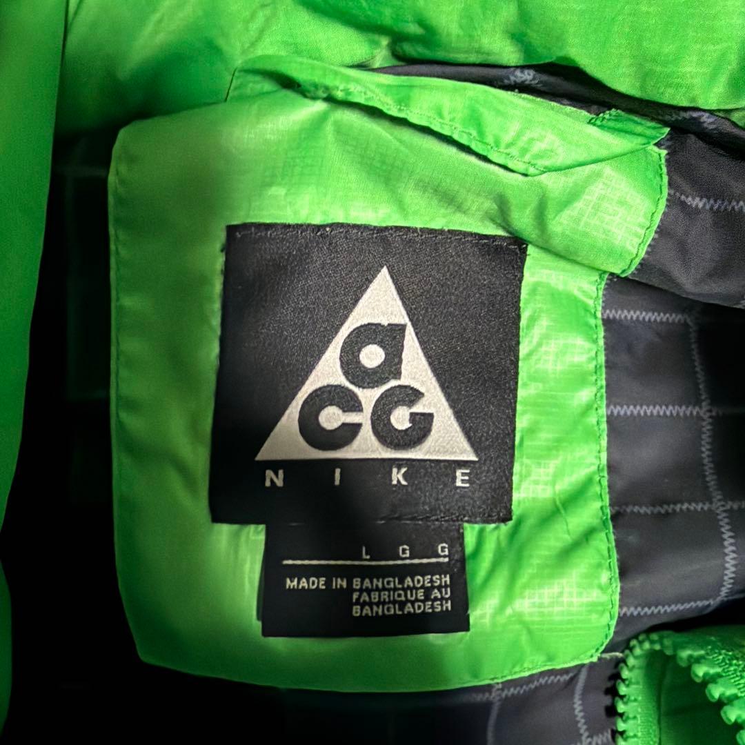 ト*ト様 ACG ダウンジャケット グリーン フード付きy2k