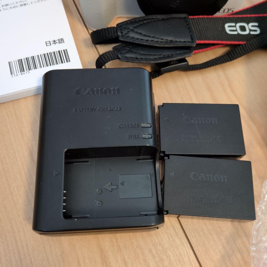 Canon EOS Kiss M ホワイト 本体 おまけレンズ付き