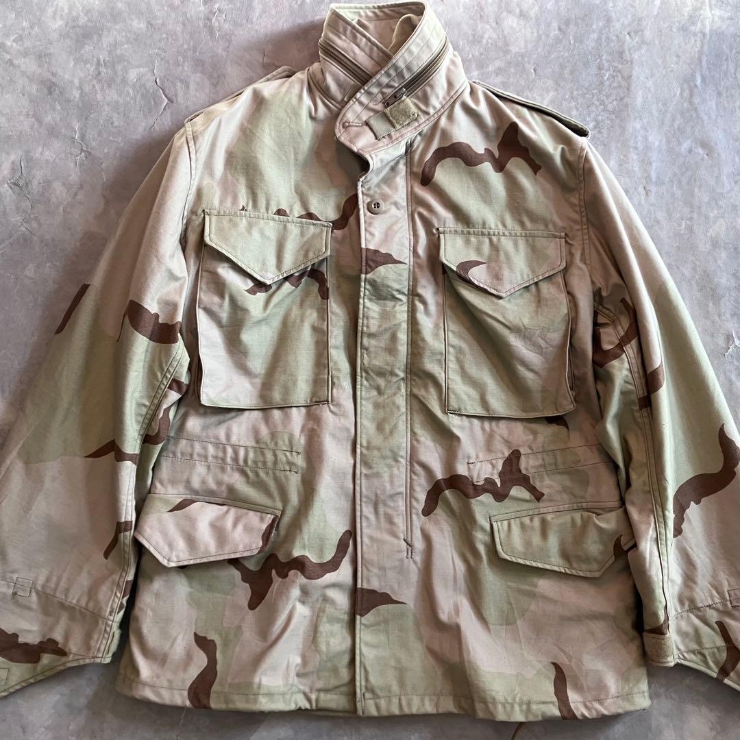 80's 米軍実物 放出品 M65 フィールドジャケット 3Cデザートカモ 迷彩