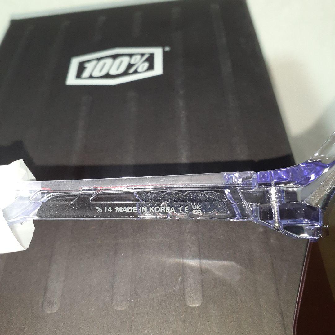 最新版 100% S3 クリア ラベンダー ワンハンドレッド サングラス