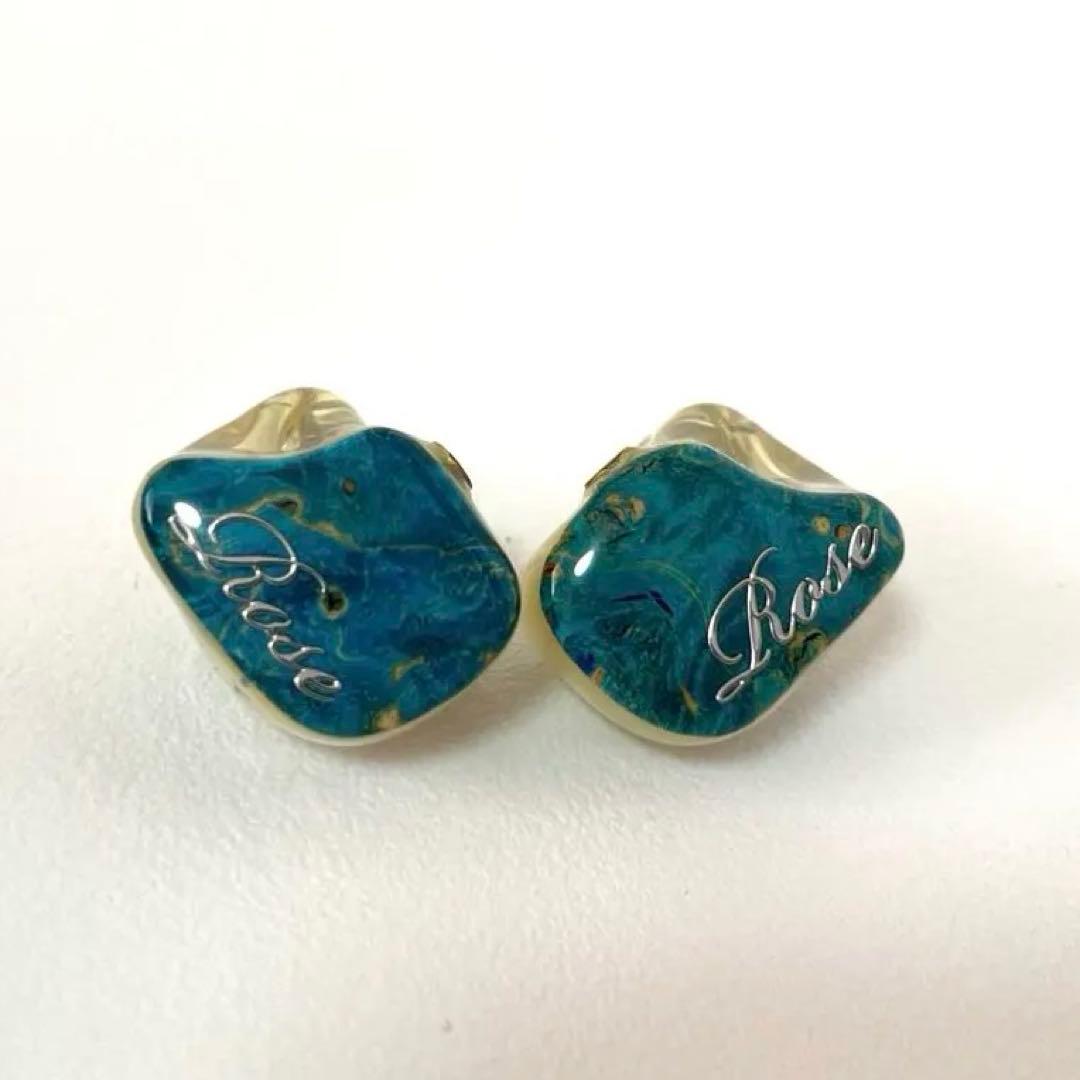 ROSE br5 mk2 リケーブル可能イヤホン　ブルー