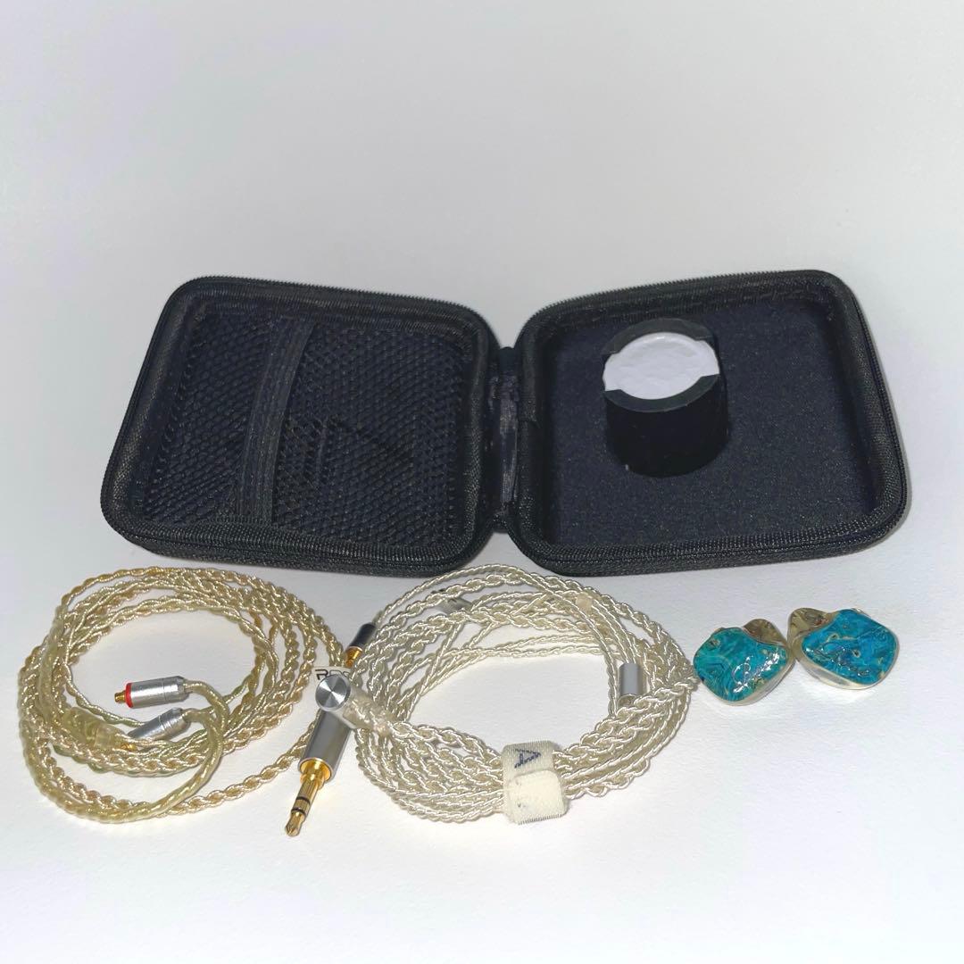 ROSE br5 mk2 リケーブル可能イヤホン　ブルー