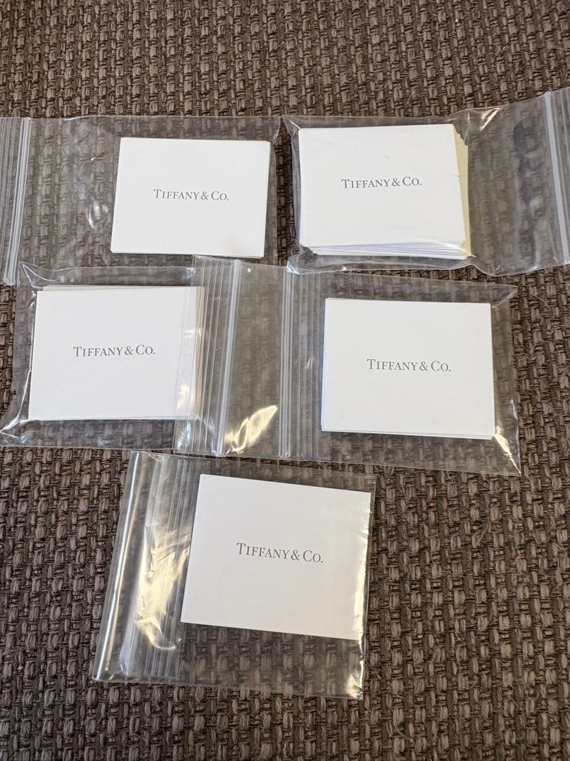 ミミ ティファニー　購入証明カード（22年一25年日付記入）70枚セット