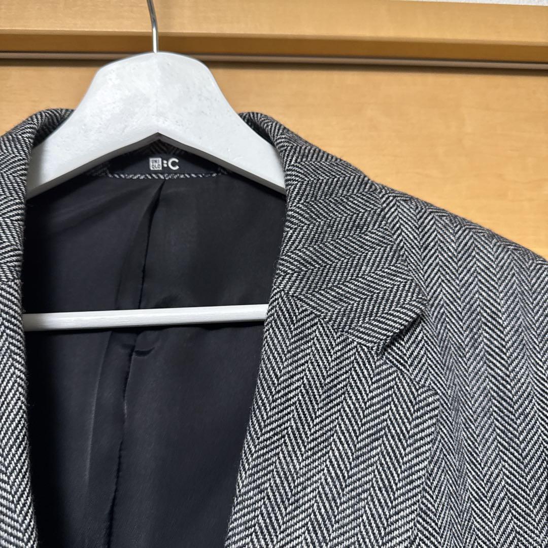 UNIQLOCユニクロシーツイードオーバーサイズジャケット