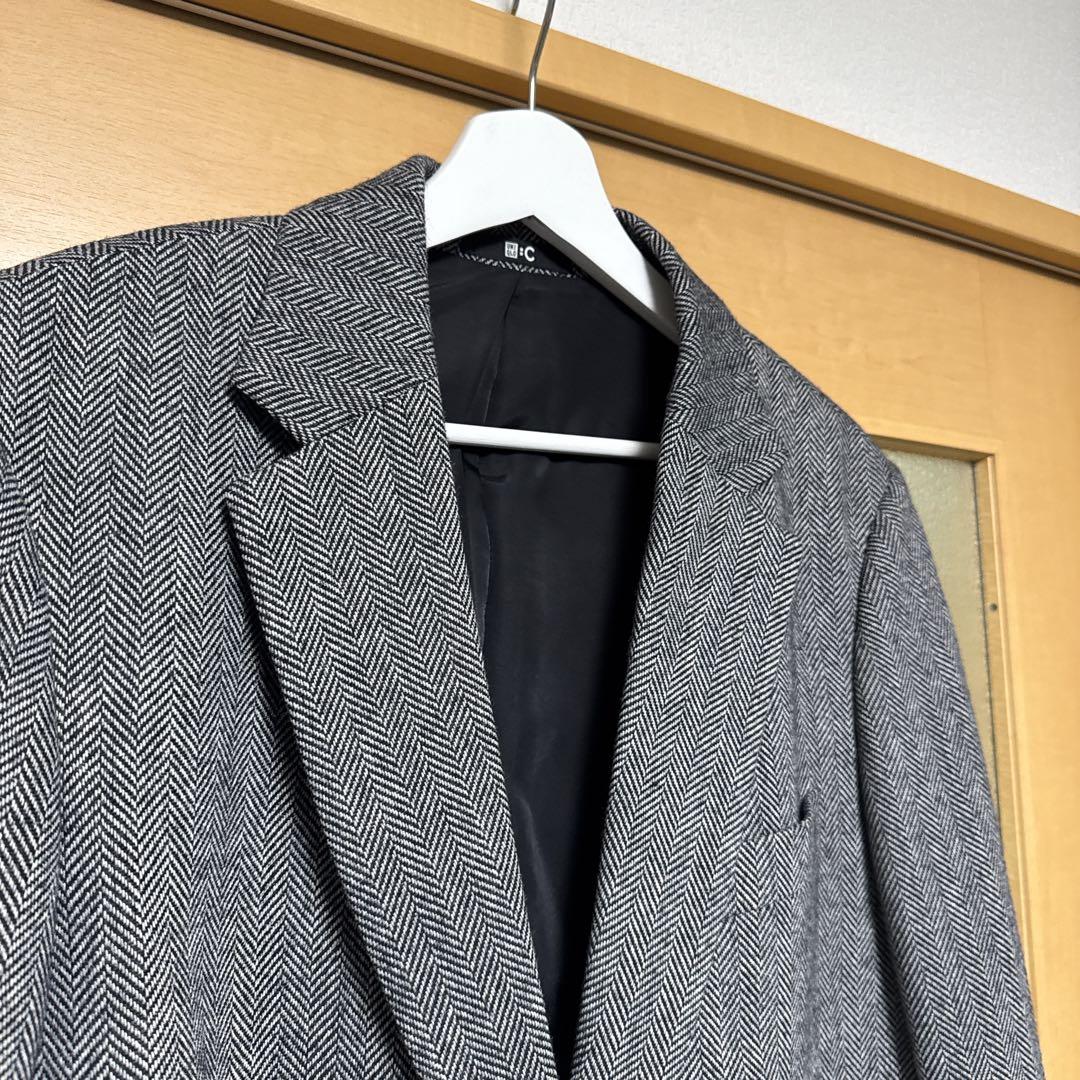 UNIQLOCユニクロシーツイードオーバーサイズジャケット