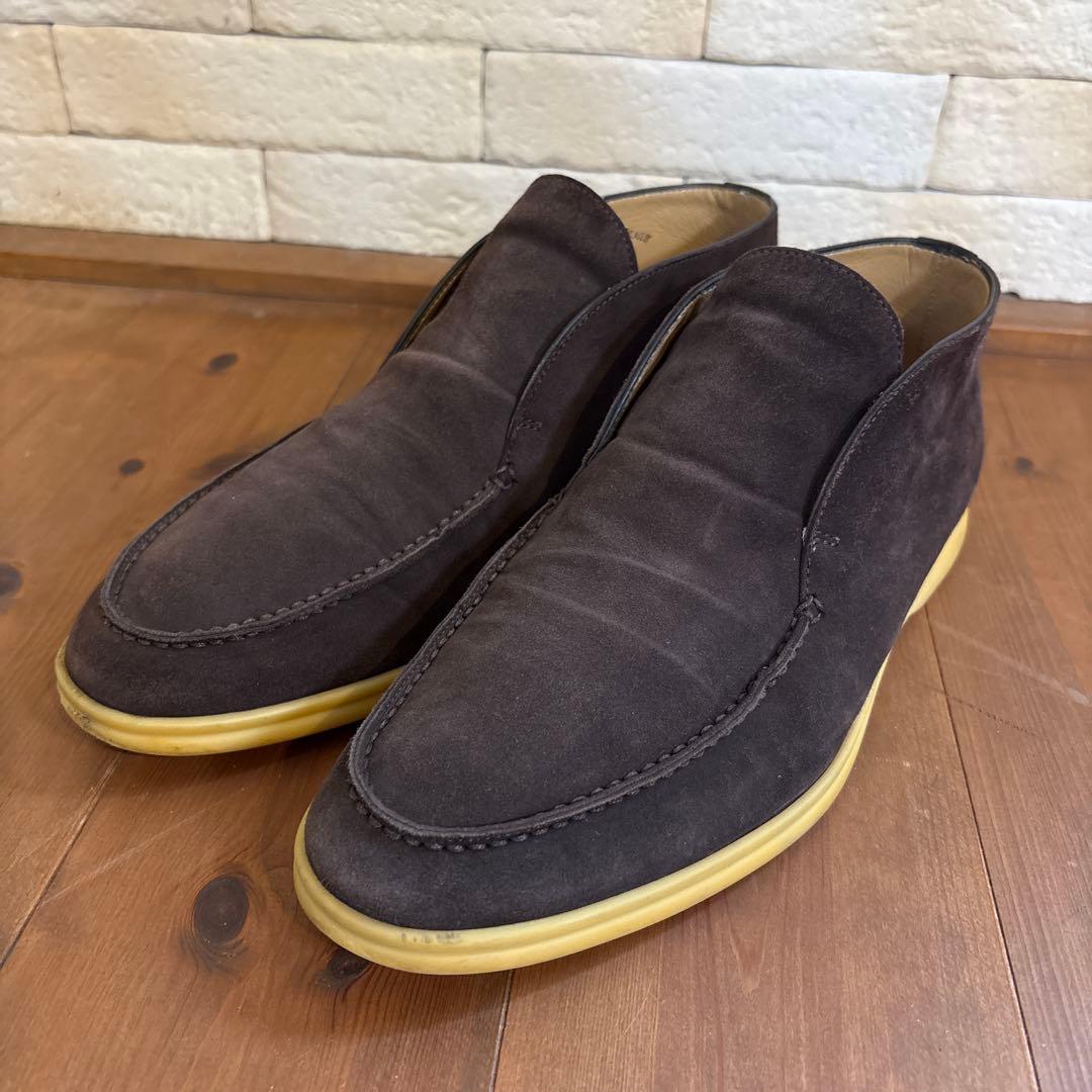 ち*ん様 Loro Piana オープンウォークアンクルブーツ メンズ41