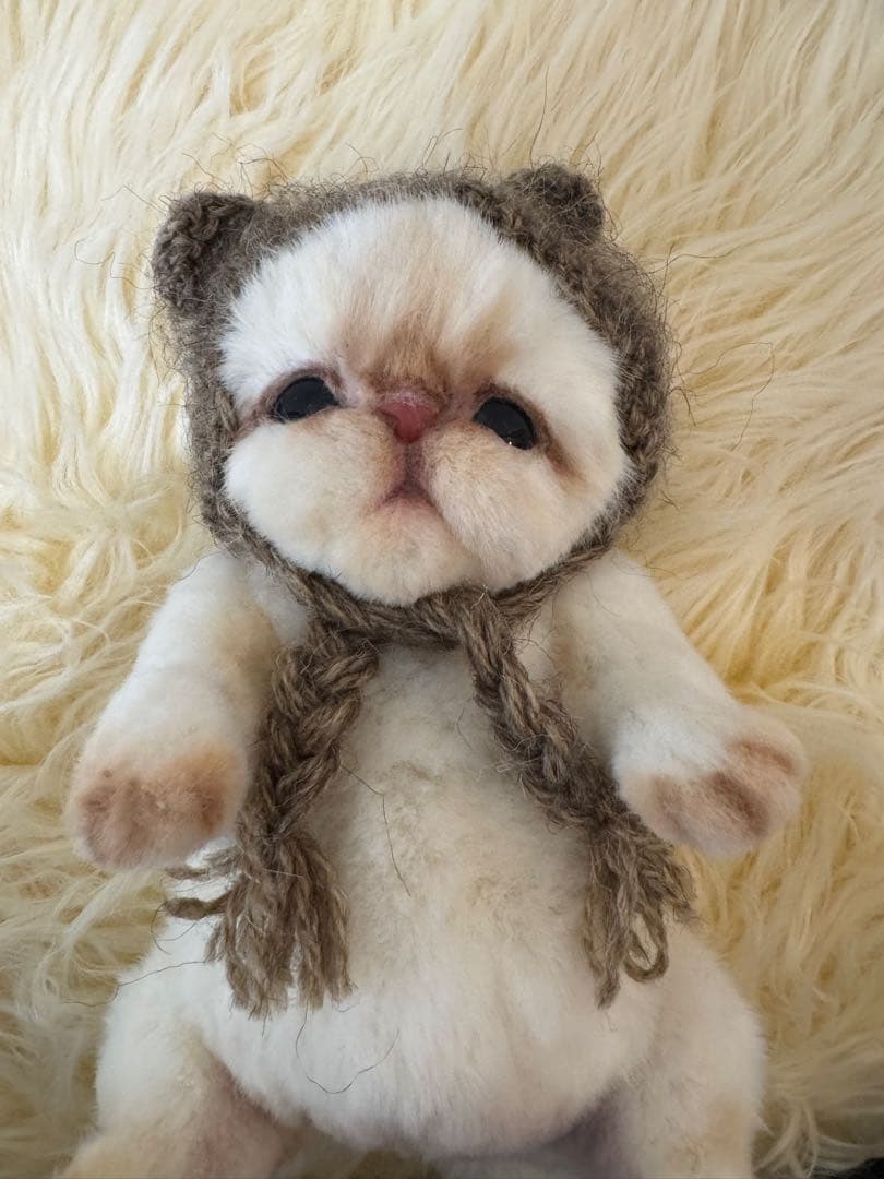 海外作家様作　アートドール　猫の赤ちゃん2体セット