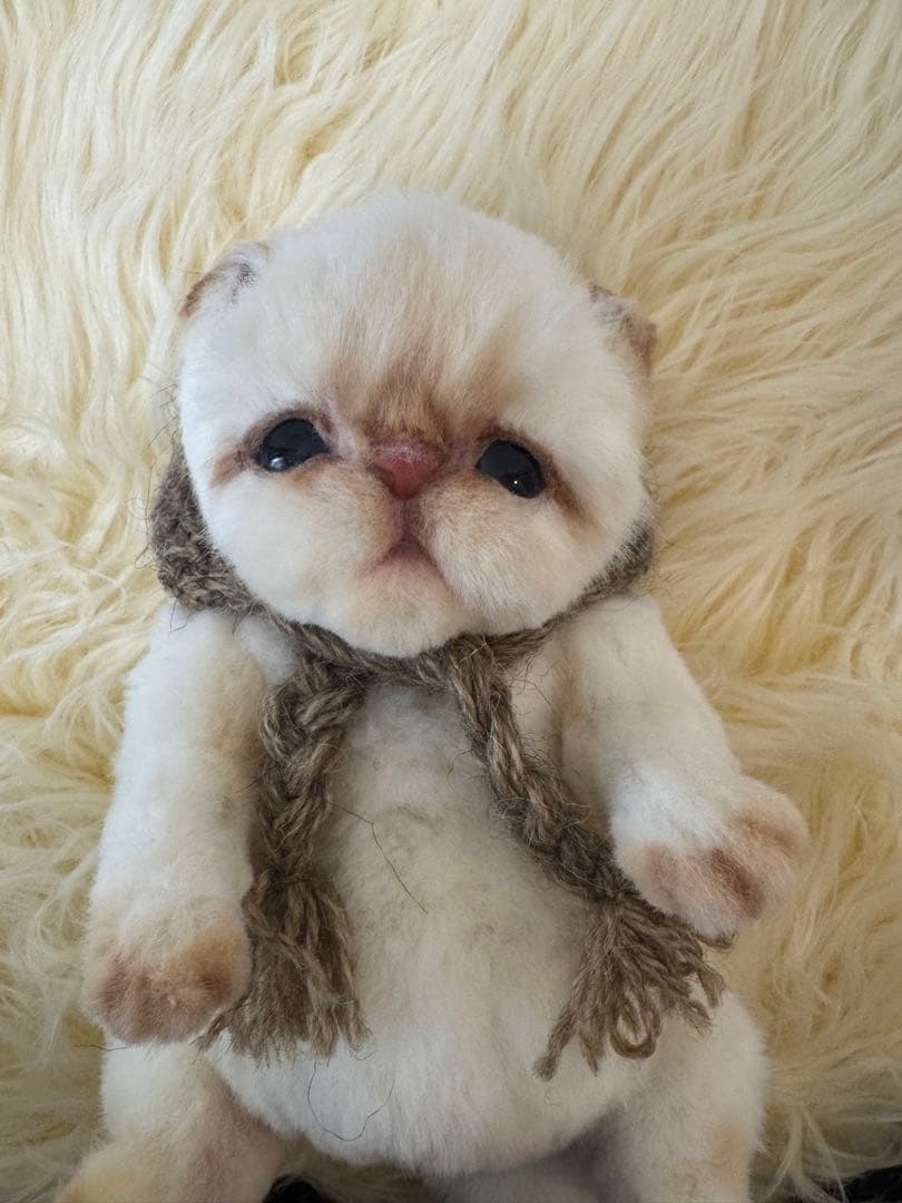 海外作家様作　アートドール　猫の赤ちゃん2体セット