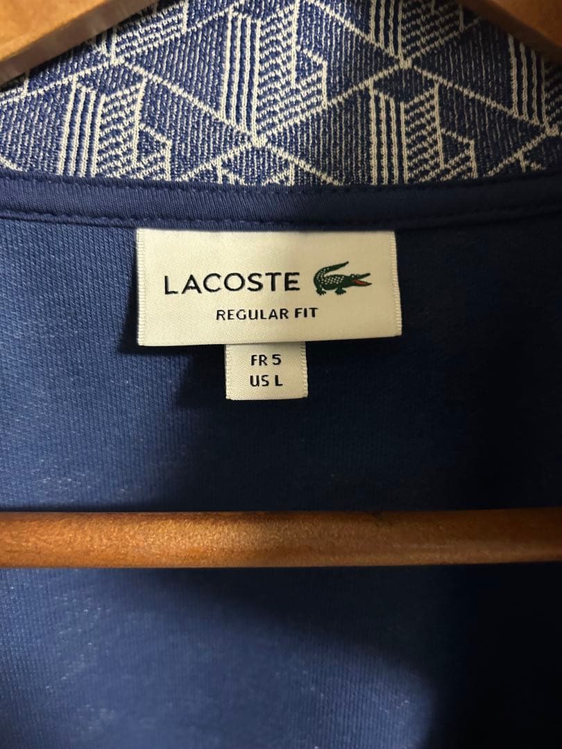 LACOSTE モノグラム　上下ジャージセットアップ
