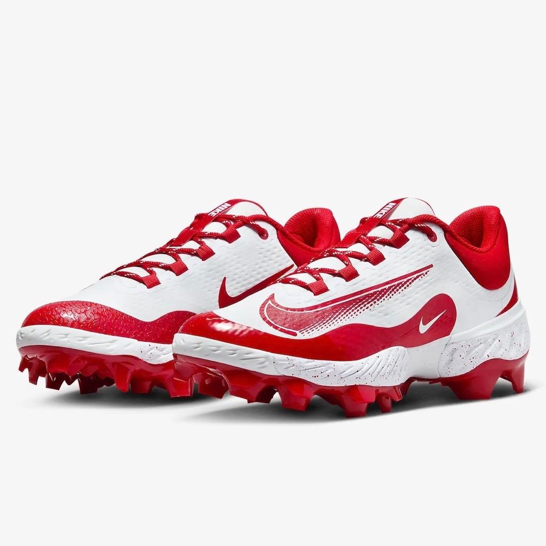 ナイキ アルファ ハラチ エリート 27.5 野球 スパイク 靴 シューズ 赤