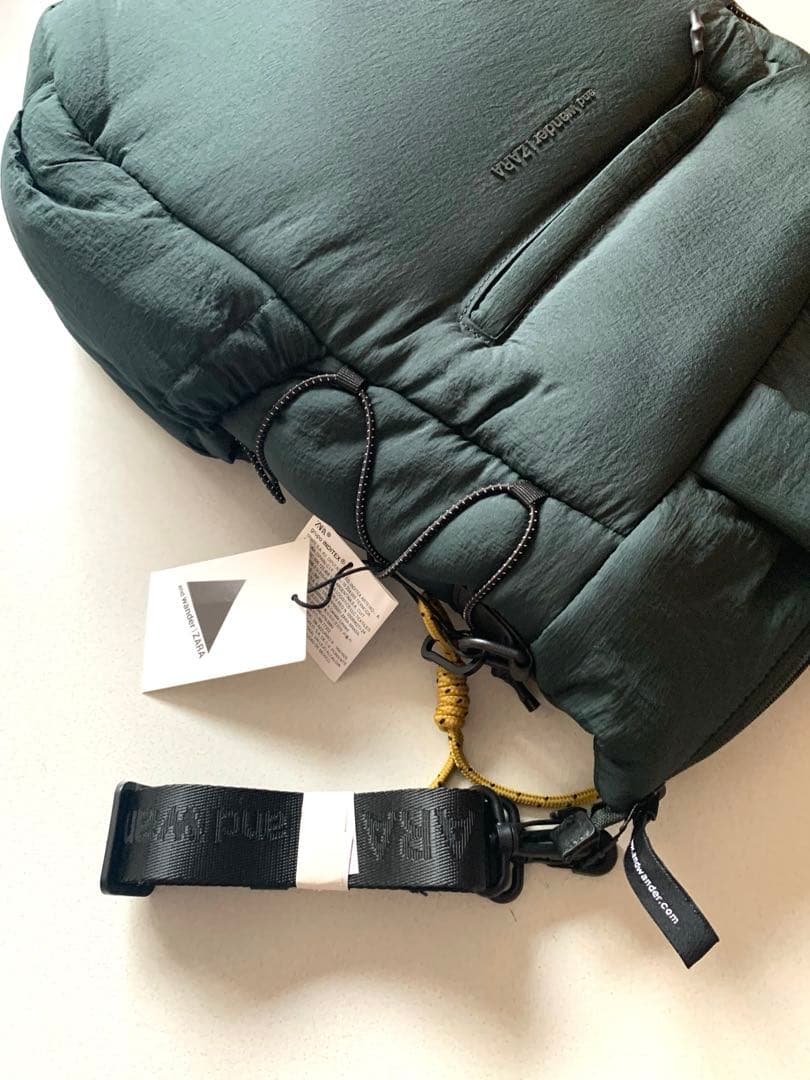 新品　ZARA キルティングバッグ×AND WANDER®️コラボ