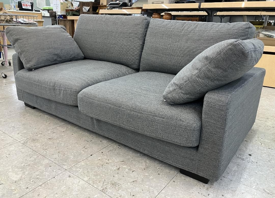 【極美品】ARMONIA 2人掛けソファ Miulu グレー