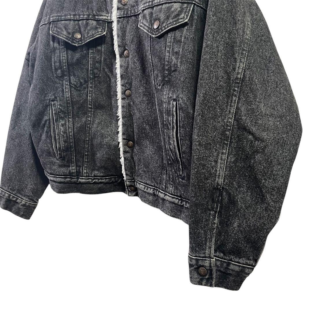 90s Levi's 70809 ボアジャン　シェルパジャケット　ブラック　XL