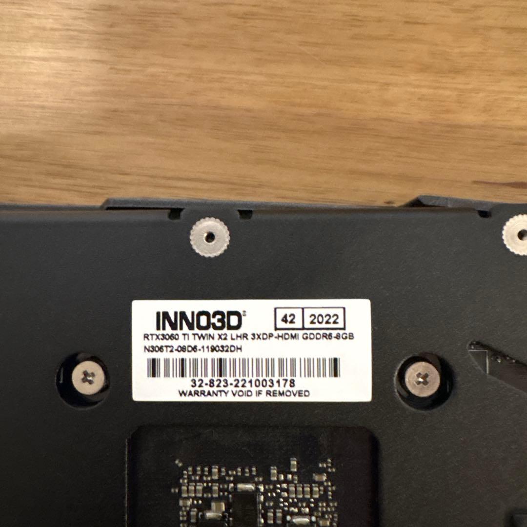 グラフィックボード・グラボ・ビデオカード INNO3D Geforce RTX3060Ti