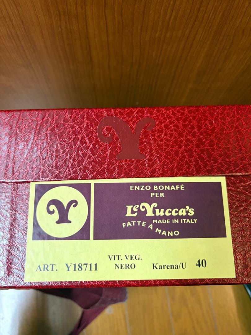 Le Yucca's Uチップ 黒　サイズ40