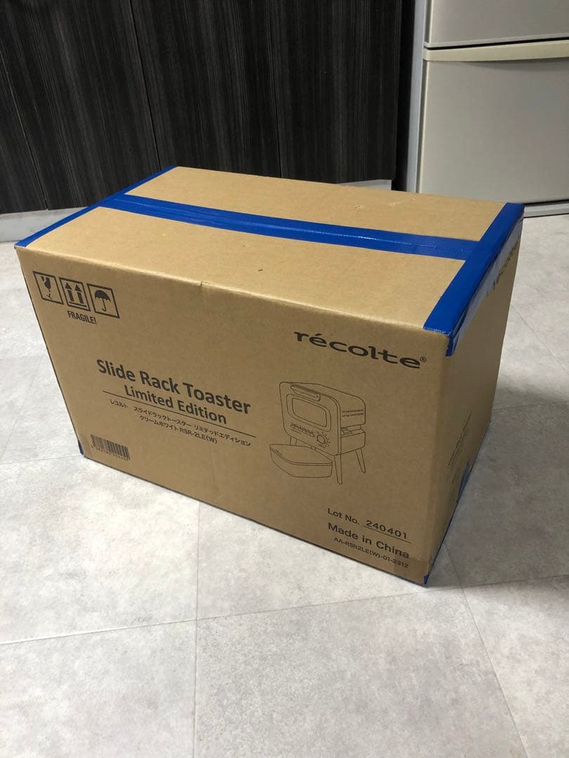 recolte（レコルト）スライドラックトースター RSR-2LE(W) 新品