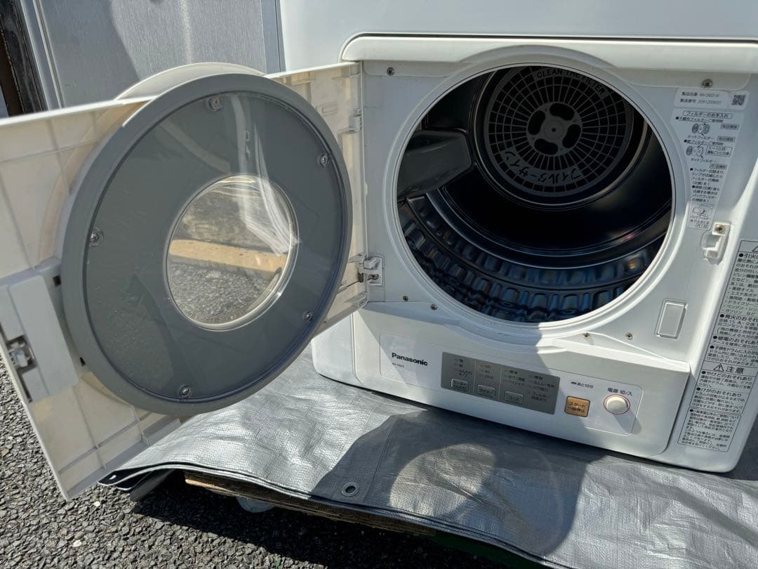 送料込 パナソニック 6kg 電気 衣類乾燥機 NH-D603 2020年製