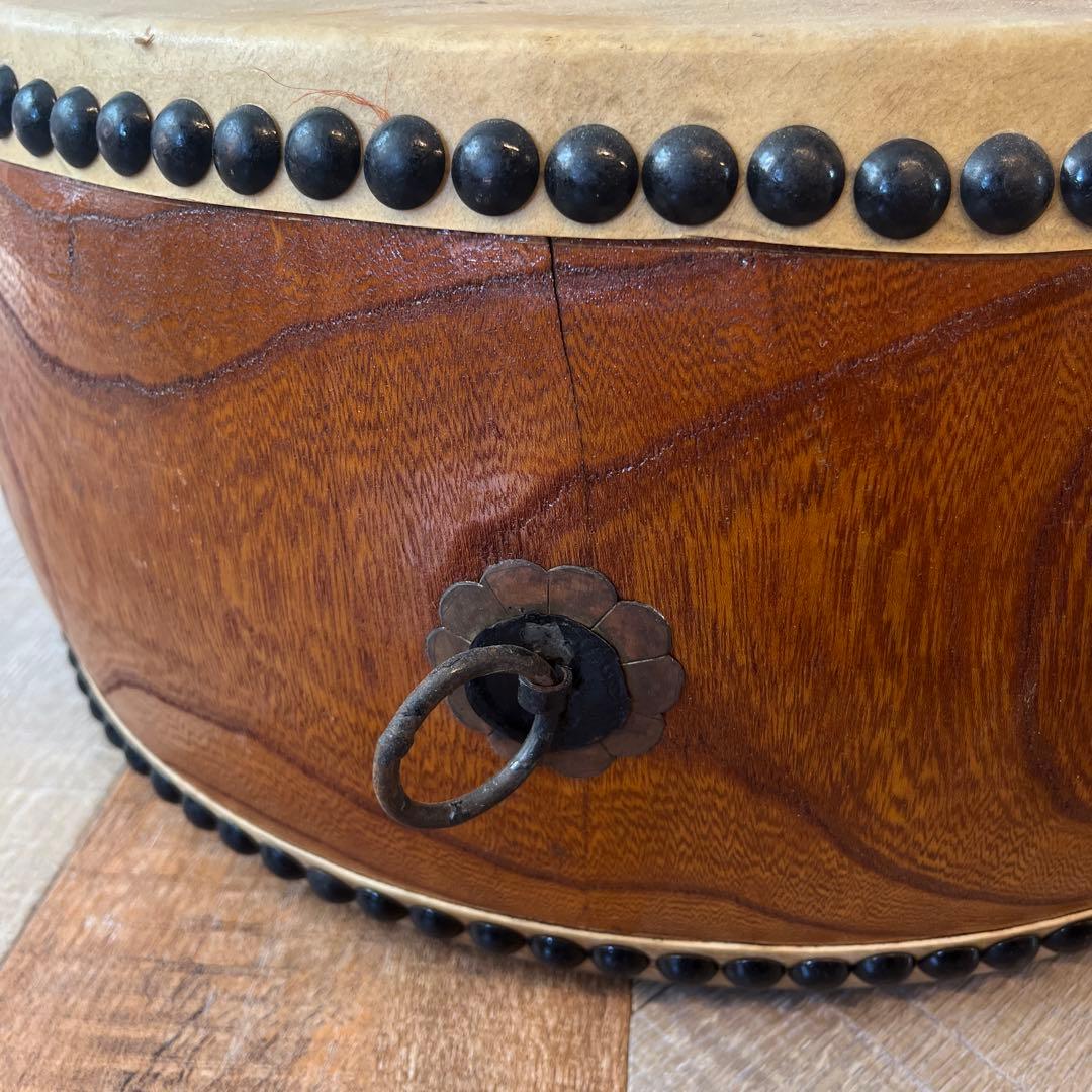 和太鼓　平胴太鼓　面1尺4寸　胴6寸　台付