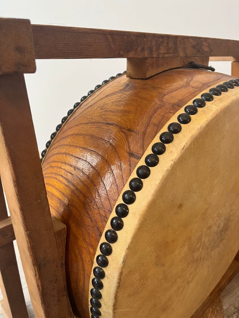 和太鼓　平胴太鼓　面1尺4寸　胴6寸　台付