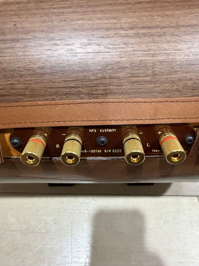 【カバー付き美品！】M'S System MS1001 波動スピーカー