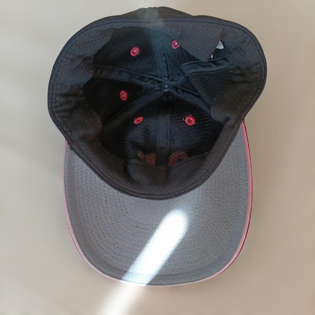 日大藤沢 野球 キャップ ネイビー メッシュキャップ ピンクNロゴ