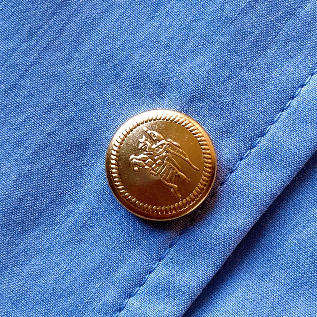 BURBERRY バーバリー モッズコート ノバチェック 金ボタン 大きい 40