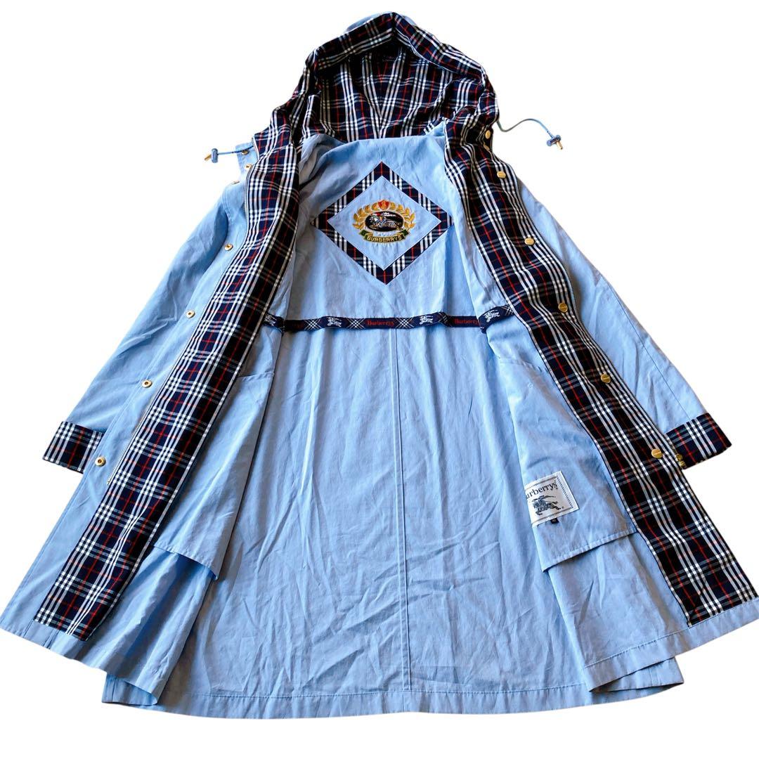 BURBERRY バーバリー モッズコート ノバチェック 金ボタン 大きい 40