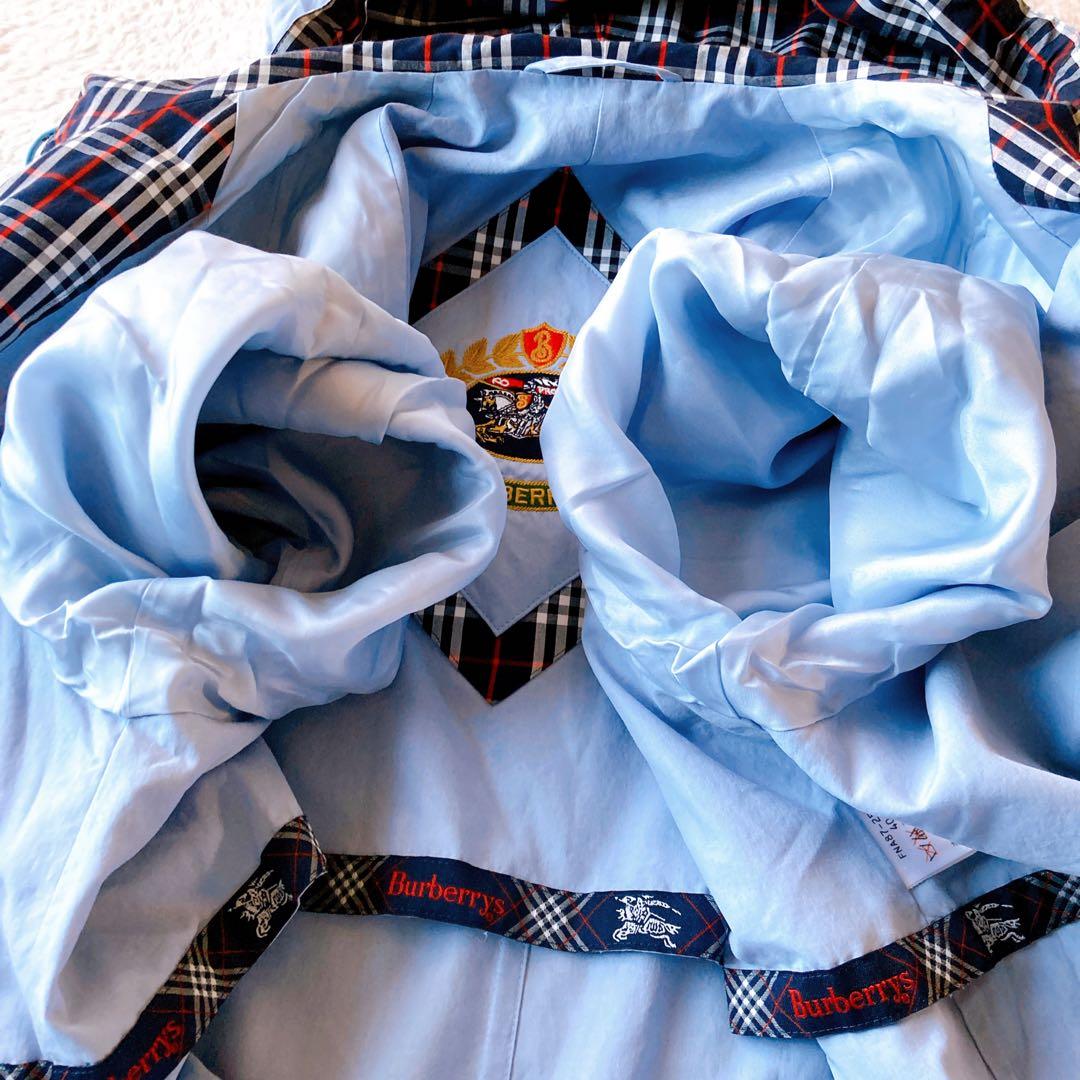 BURBERRY バーバリー モッズコート ノバチェック 金ボタン 大きい 40