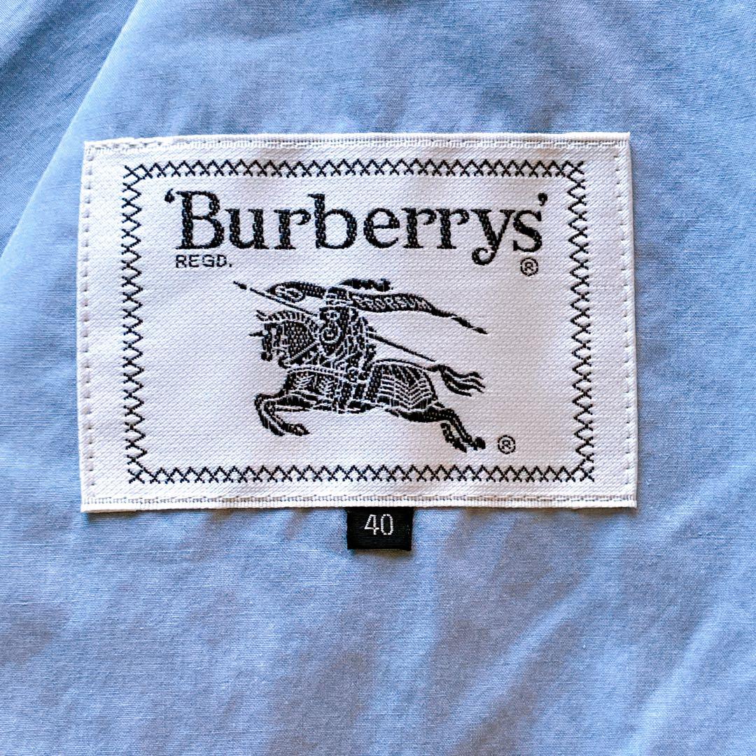 BURBERRY バーバリー モッズコート ノバチェック 金ボタン 大きい 40