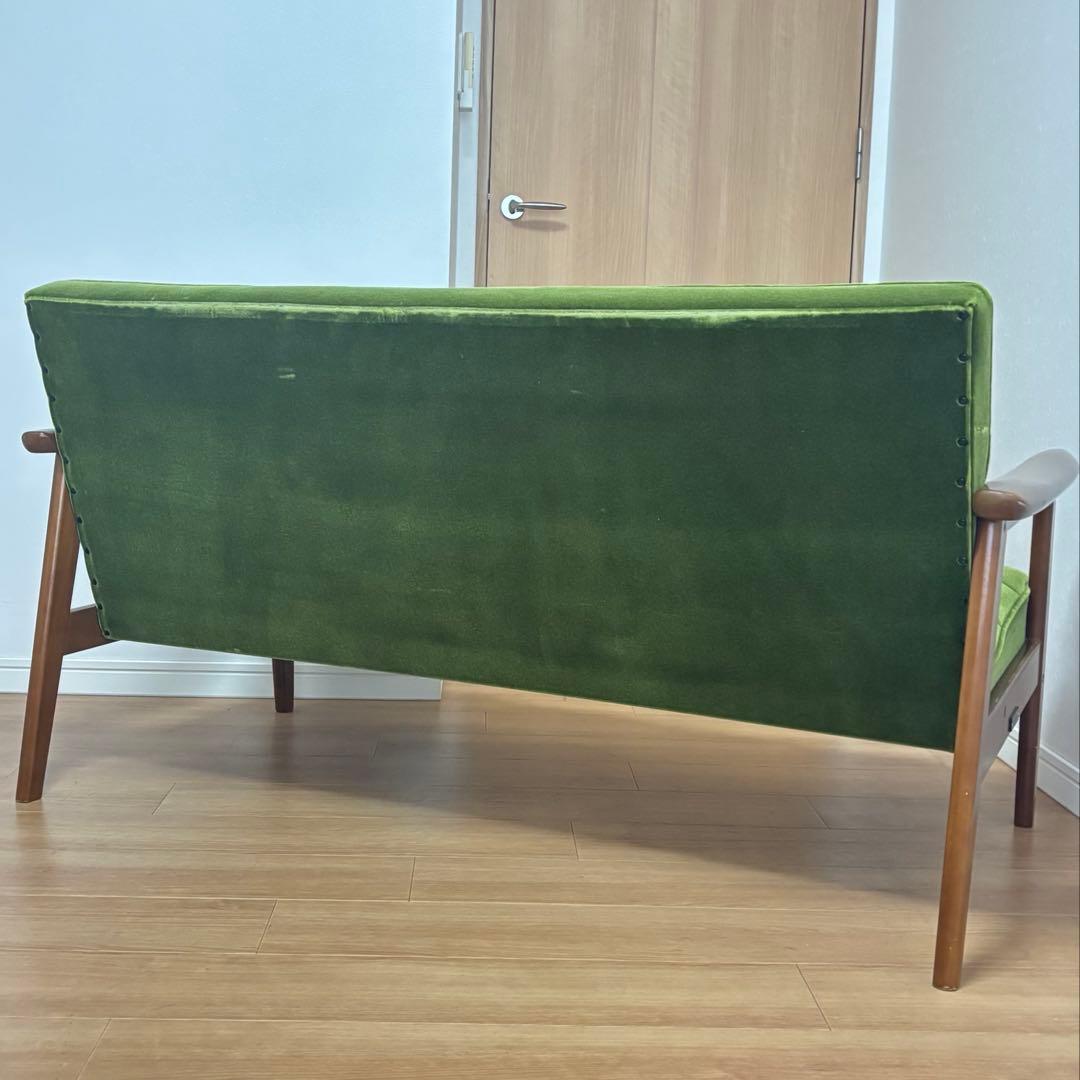 【値下げしました！】カリモク60 モケットグリーン