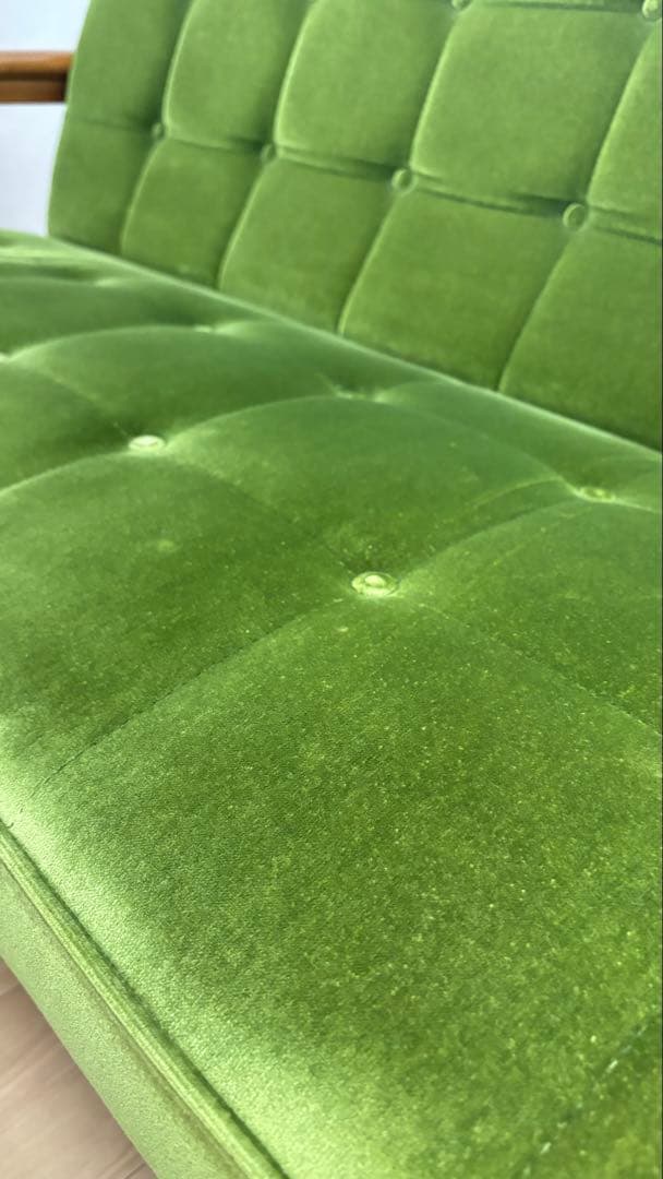 【値下げしました！】カリモク60 モケットグリーン