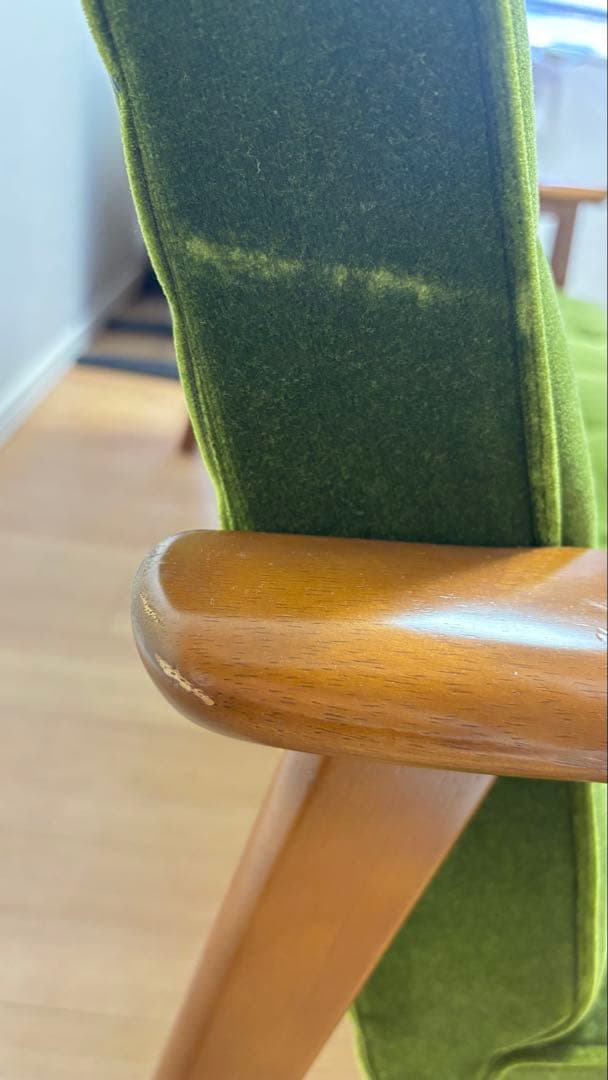 【値下げしました！】カリモク60 モケットグリーン