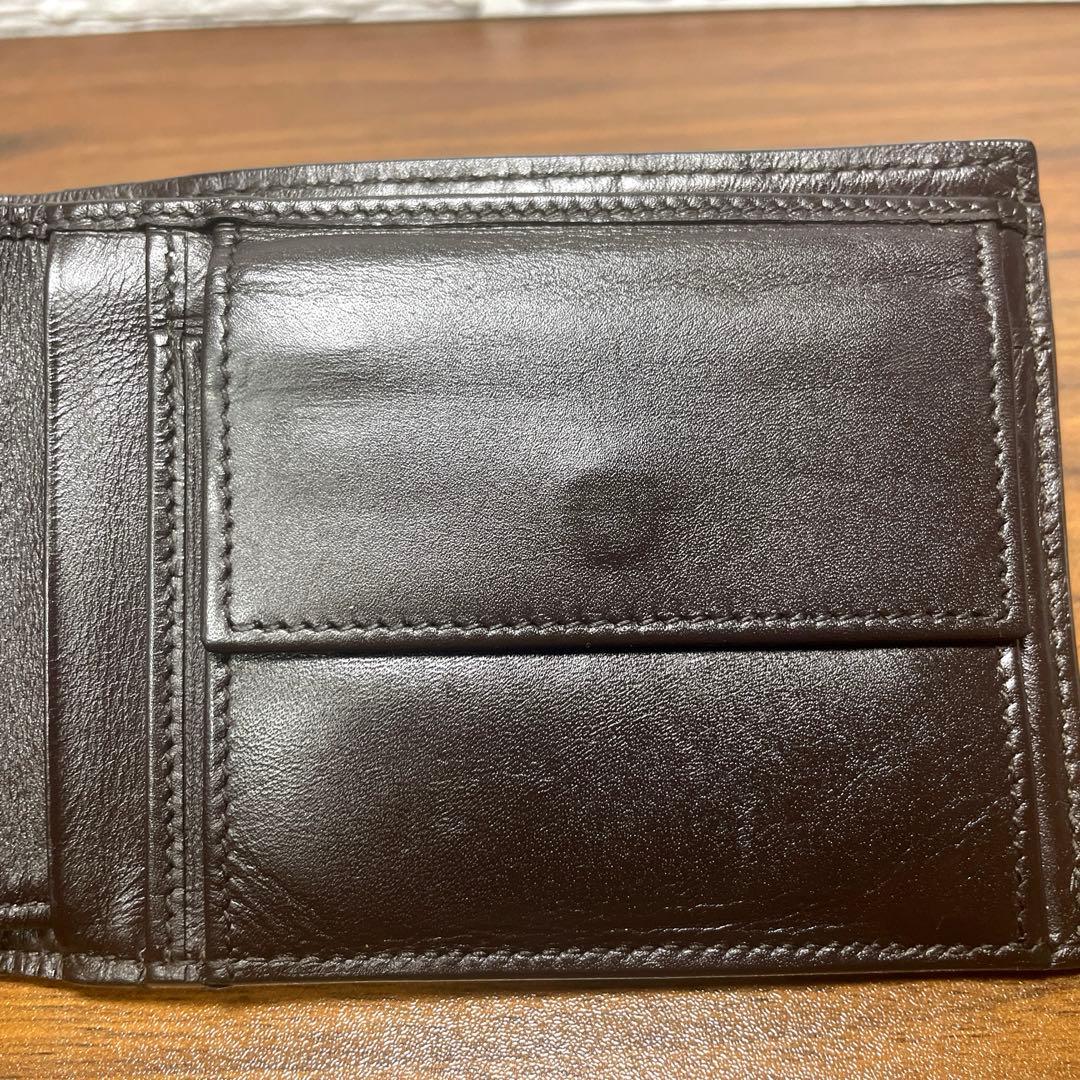 ボッテガヴェネタ　チェーンウォレット　折り財布 ダークブラウン