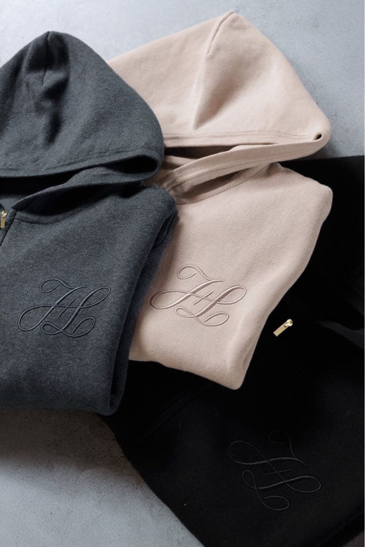 トップス Her lip to Smooth Knit Hoodie gray