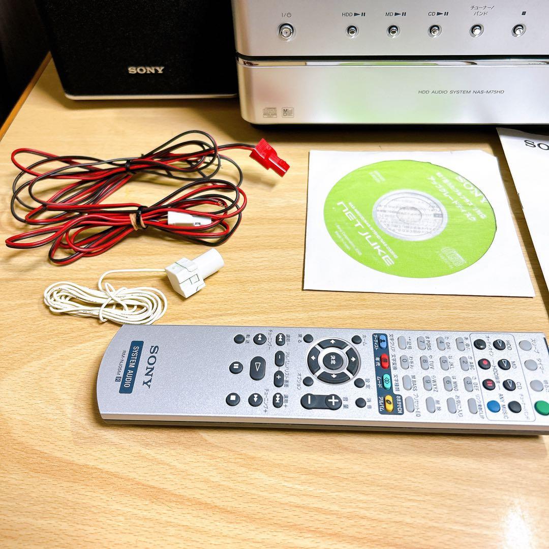 祐*二様 ■動作確認済み 付属品揃ってます■SONY NAS-M75HD ネット