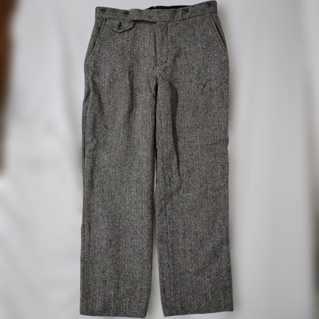 ポロラルフローレン ウール トラウザー ヘリンボーン