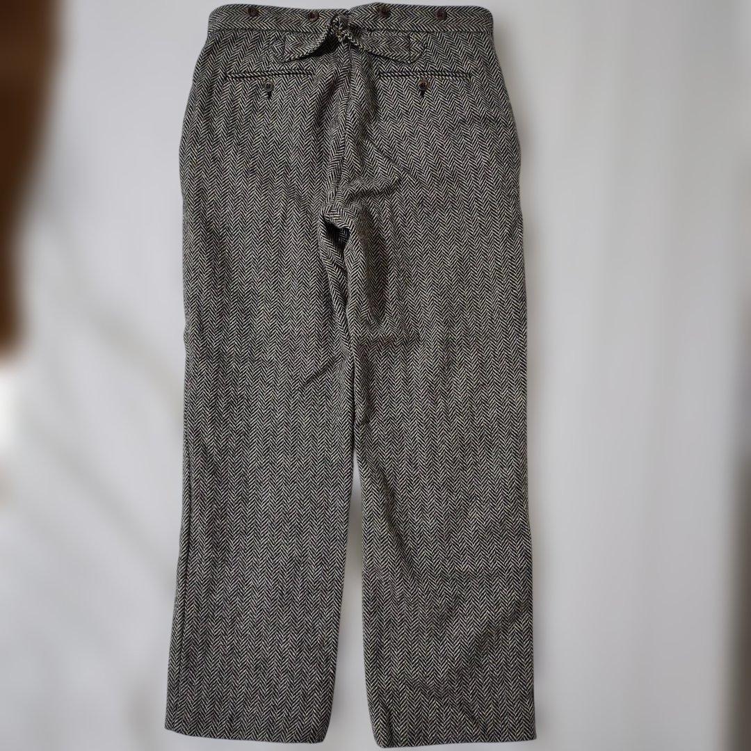 ポロラルフローレン ウール トラウザー ヘリンボーン
