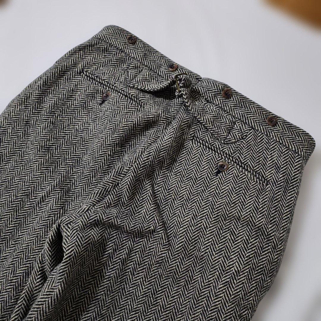 ポロラルフローレン ウール トラウザー ヘリンボーン