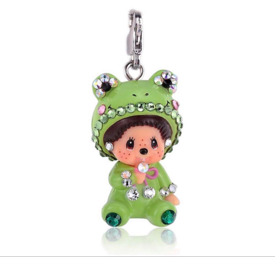 即購入⭕️モンチッチ スワロフスキー カエル