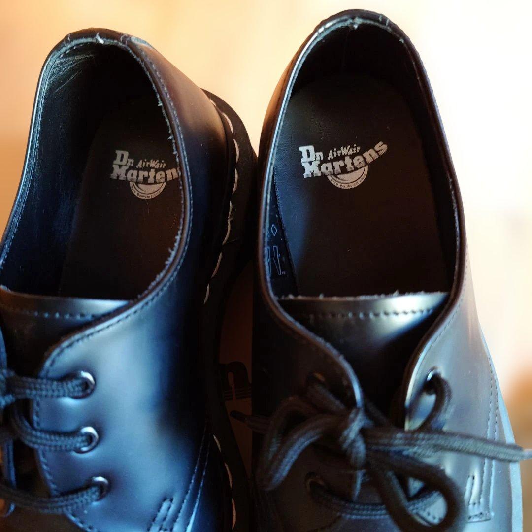 Dr. Martens　ドクターマーチン ブラック　WHITESTITCH