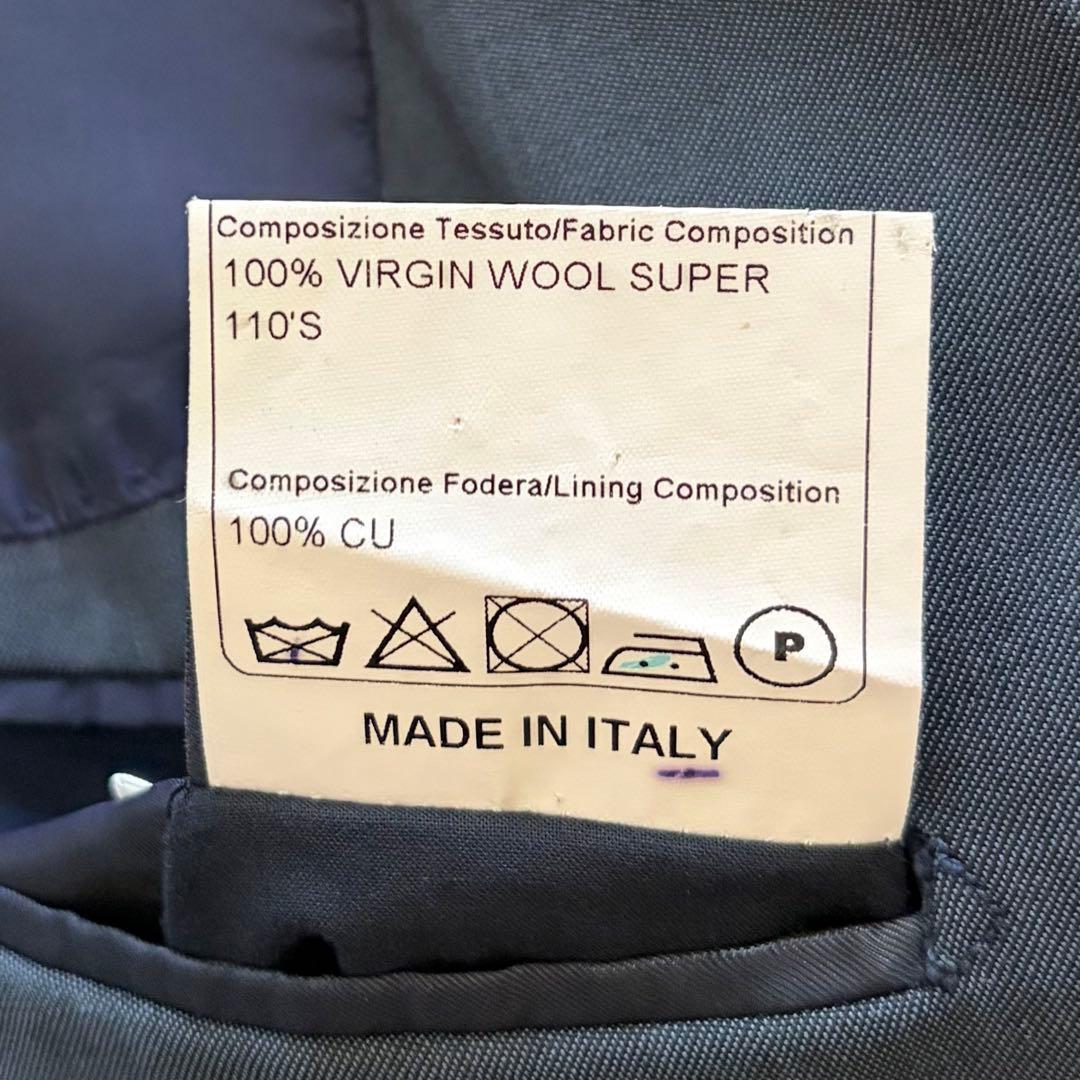 <美品>TAGLIATORE REDA ネイビー ウール スーツ サイズ50