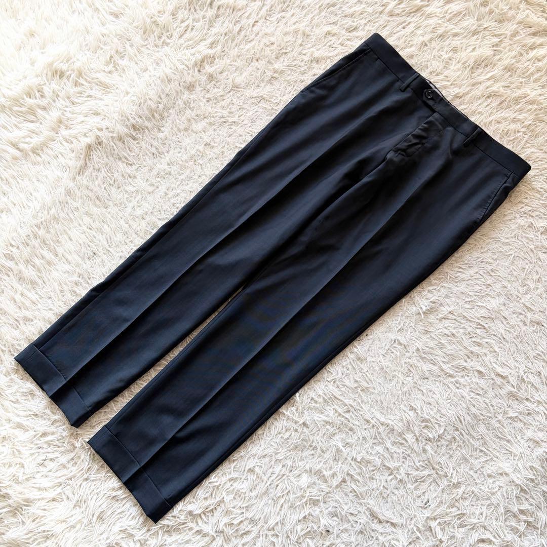 <美品>TAGLIATORE REDA ネイビー ウール スーツ サイズ50