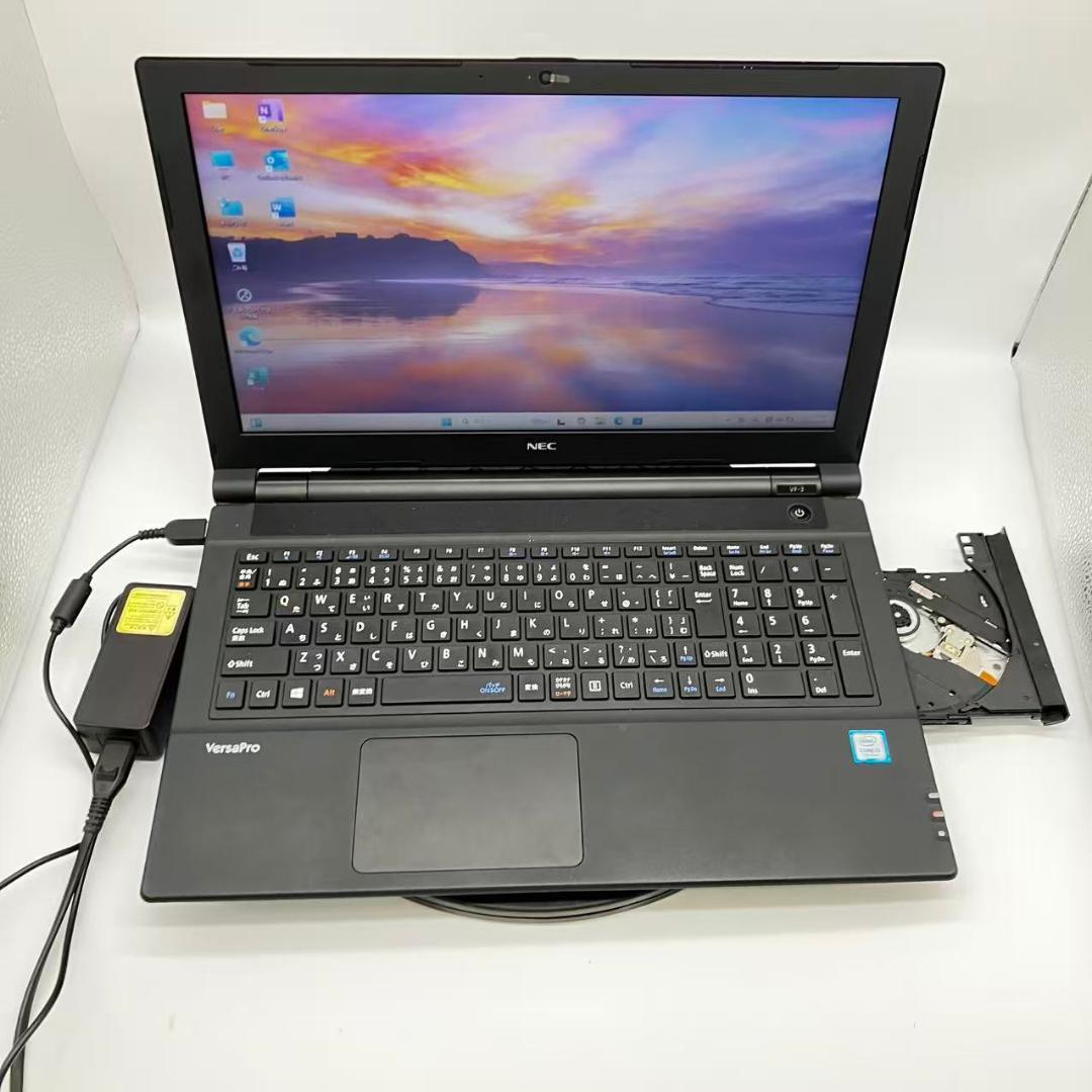 コスパ NEC 15.6型 i3-7020U Office 8×256GB ①