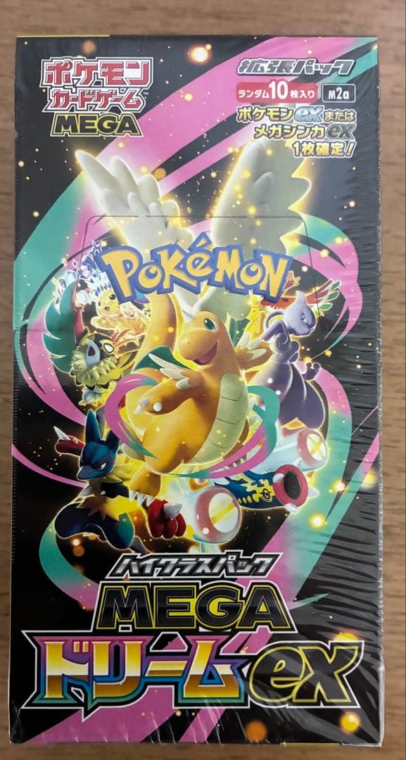 ポケモンカードゲーム MEGAドリームex 1box シュリンク付き