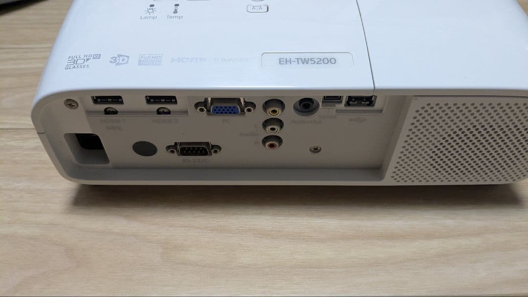 EPSON EH-TW5200 プロジェクター【動作確認済み】