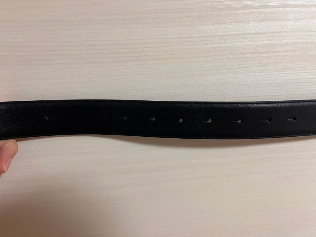 ★超美品★Ralph Lauren ブラックレザーベルト