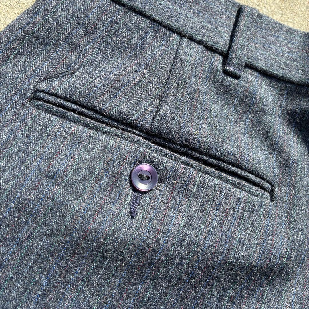 パンツ 70s-80s rocket TALON zip wool slack pant